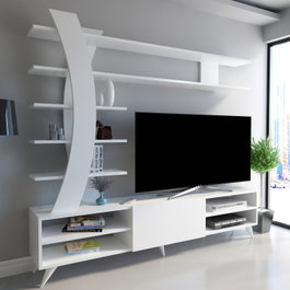 Hanah Home Mueble para TV Blanco Moderno